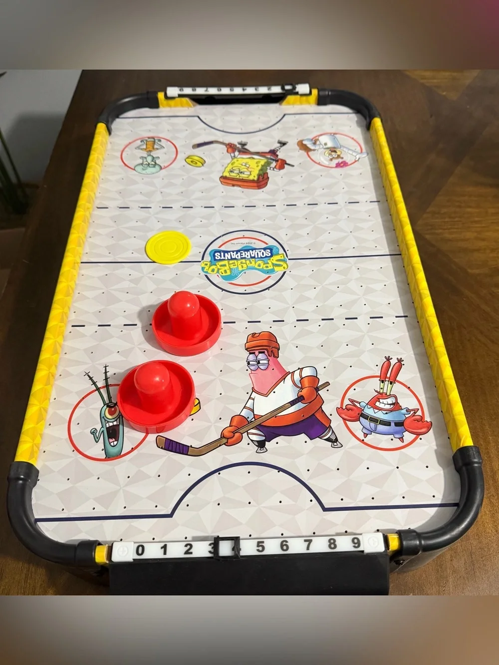 SpongeBob SquarePants Tabletop Air Hockey Game